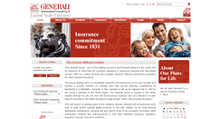 Desktop Screenshot of generali-uae.com